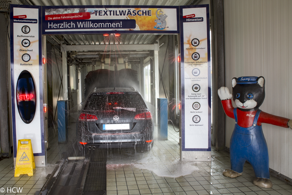 Einschumen des Fahrzeugs